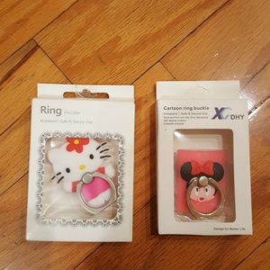 Hello kitty cartoon ring holders